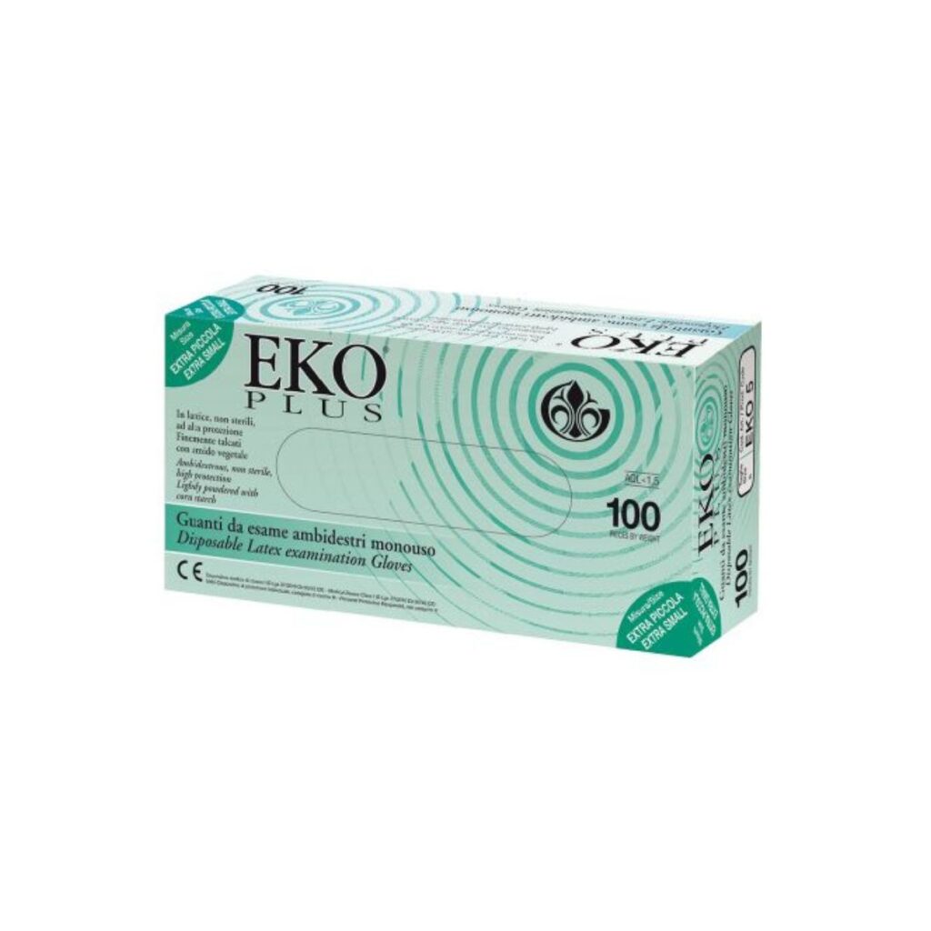 Guanto monouso lattice di gomma naturale non sterile