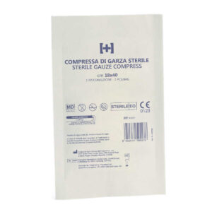 garza compressa sterile 18x40